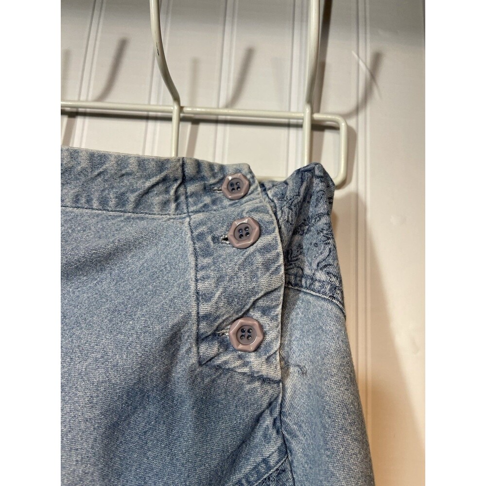 CJ Banks Women's Denim Skirt Size 20W Blue Jean Midi Length Elastic Waist - Picture 2 of 6
